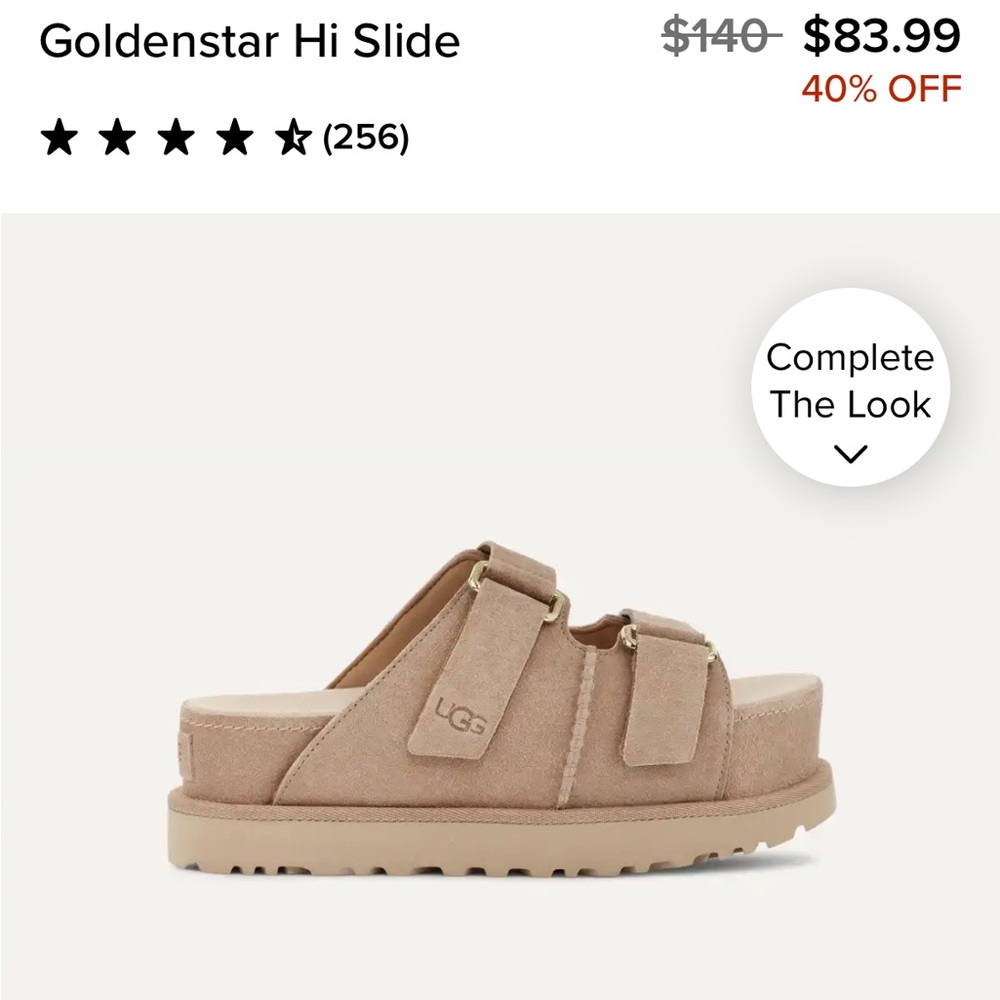 UGG Goldenstar High Sandal - 7.5